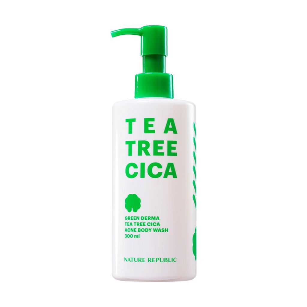 Green Derma Teebaum Cica Akne Körperwäsche 300ml