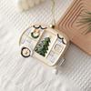 Xmas Tree Christmas Decoration White Christmas Tree Ornament Xmas Baubles  Scene Making