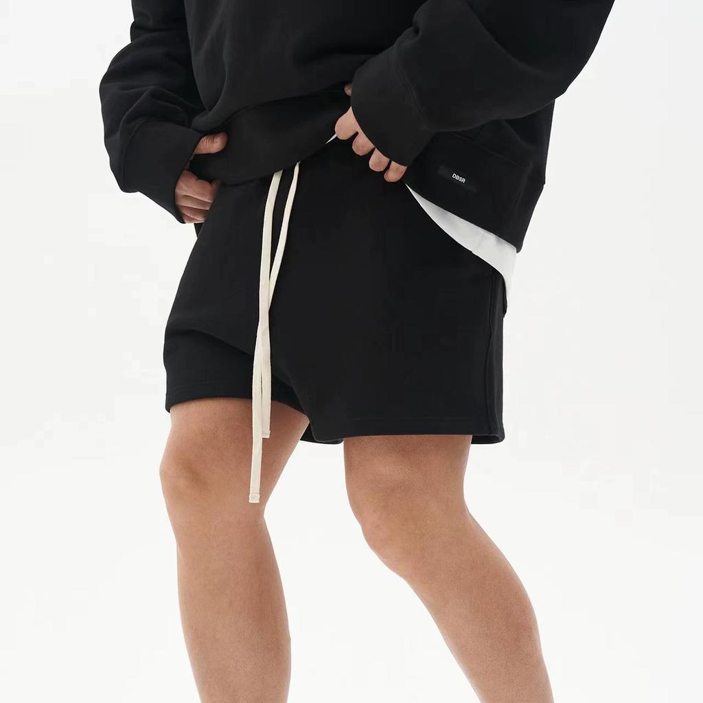 American Men's Fitness Breathable Pure Color Basketball Shorts