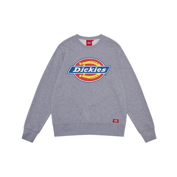 Dickies Classic Logo Printed Crewneck Sweatshirt Unisex Sweatshirt Medium-Gray DK007059CQ8
