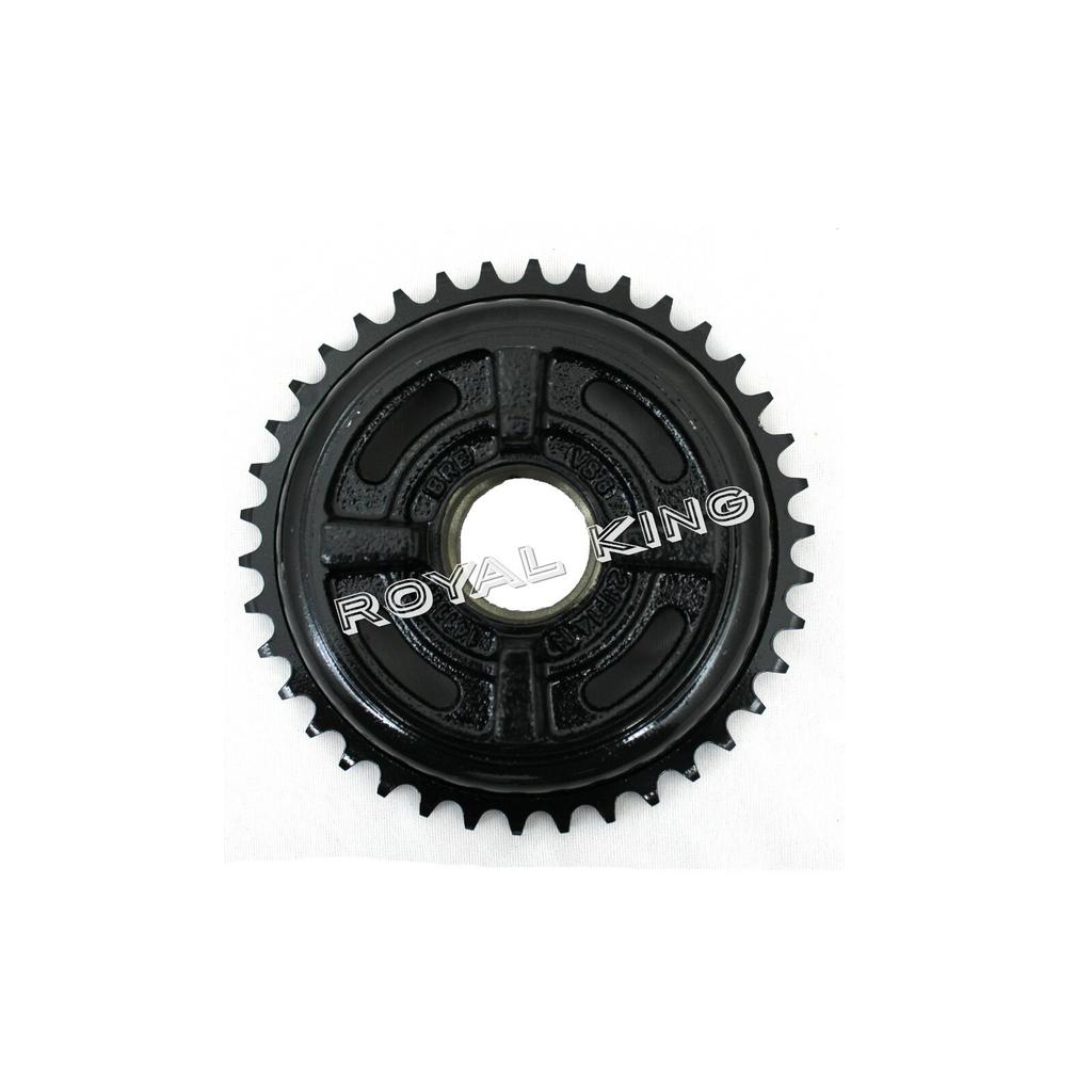 Royal Enfield Black "Sprocket Drum" For "Old Classic & Bullet 350 & 500cc"