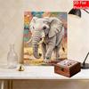 Elegant Elephant Pearl Kit DIY 5D Rhinestone Art Craft for Adults Home Party Decoration Handmade Gift