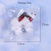 Christmas Decoration 2pcs/pack Scarf White Bear Home Decoration Accessories Christmas Pendant Christmas Gifts For Children