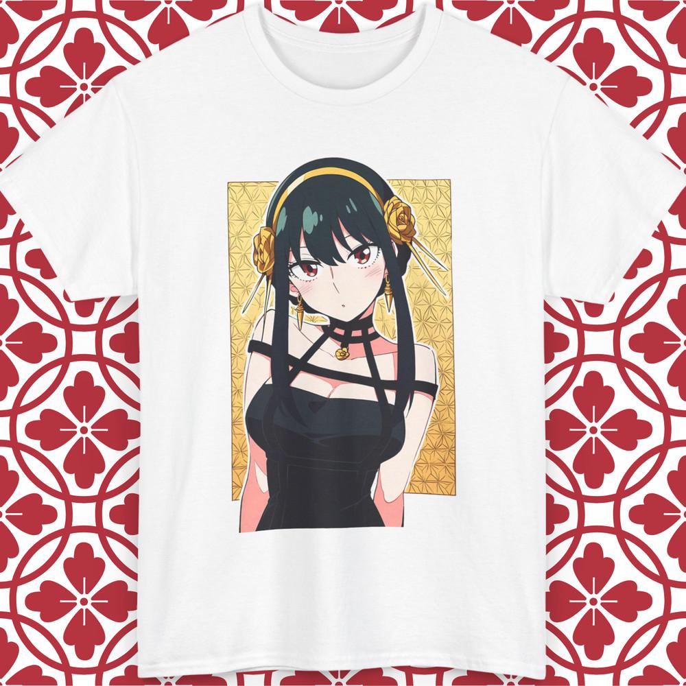 

Yor Forger Spy X Family T-Shirt Anime Graphic Tee Unisex All Sizes White Tee M