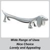 Dachshund Dog Chopstick Holder Stainless Steel Spoon Rest Shelf Fork Storage Rack Dog-Shape Chopsticks Kitchen Utensil Stand