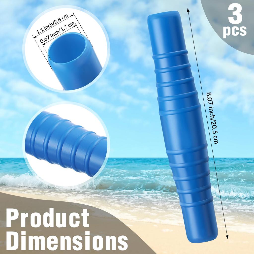 2pcs PVC Pool Hose Coupling For 1-1/4" And 1-1/2" Filter Connection Hoses Swimming Pool Vacuums Cleaning Accessories