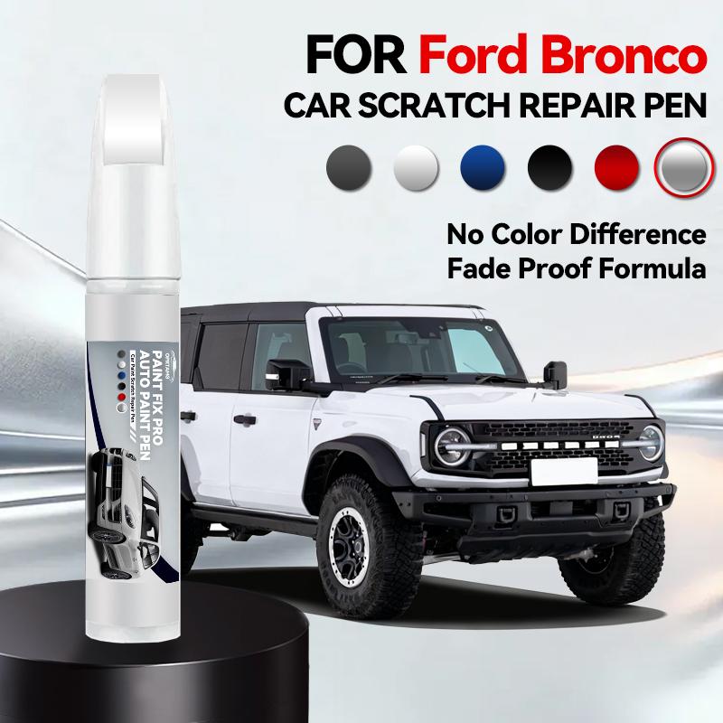Car Paint Repair Pen For 1966-2025 Ford Bronco Paint Scratch Repair Accessories Blue LB White YZ Silver JS Red EA Orange Bronze