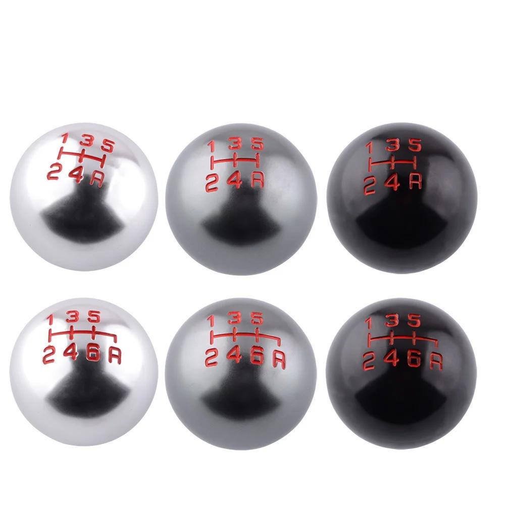 Aluminum 5/6 Speed JDM Ball Shape Shift Gear Knob M10*1.5 For Honda Fit Civic City FD2 FN2 EP3 TYPE R DC2 DC5 AP1 AP2 S2000 F20C