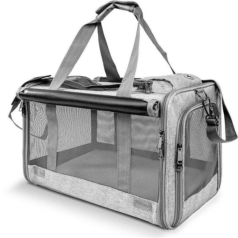 Large-Capacity Breathable Cat & Small Dog Outing Bag, Foldable & Portable Handheld Pet Carrier
