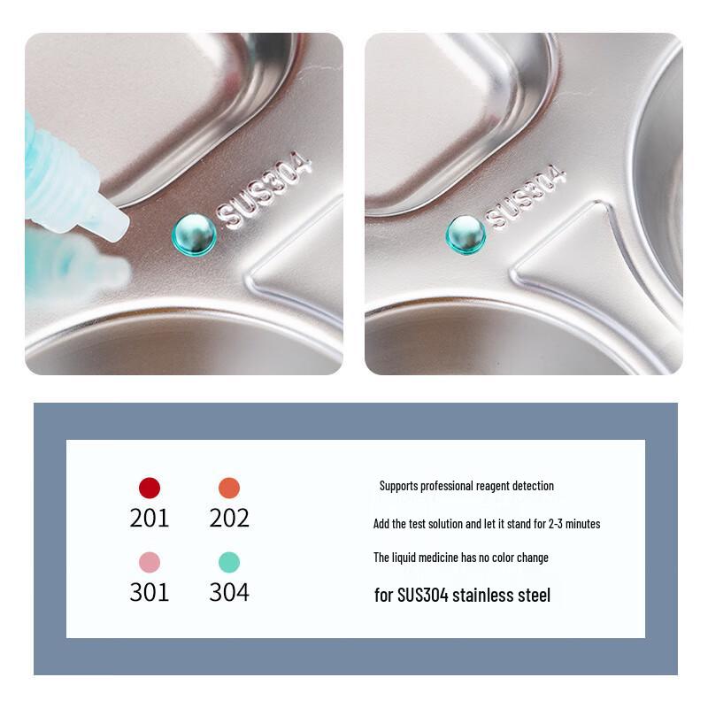 Children's 304 Stainless Steel Beetle Divided Plate