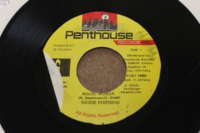 7inch Record RICHIE STEPHENS - Magic Woman NONE Penthouse Recor 1999 Jamaica Reggae, Ska & Dub Used