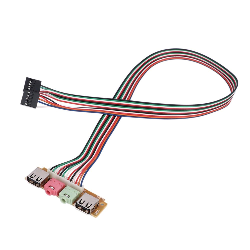 Jacks Cable Adapter Audio Jacks Port Computer Case Panel Motherboard Expansion Card Front Panel