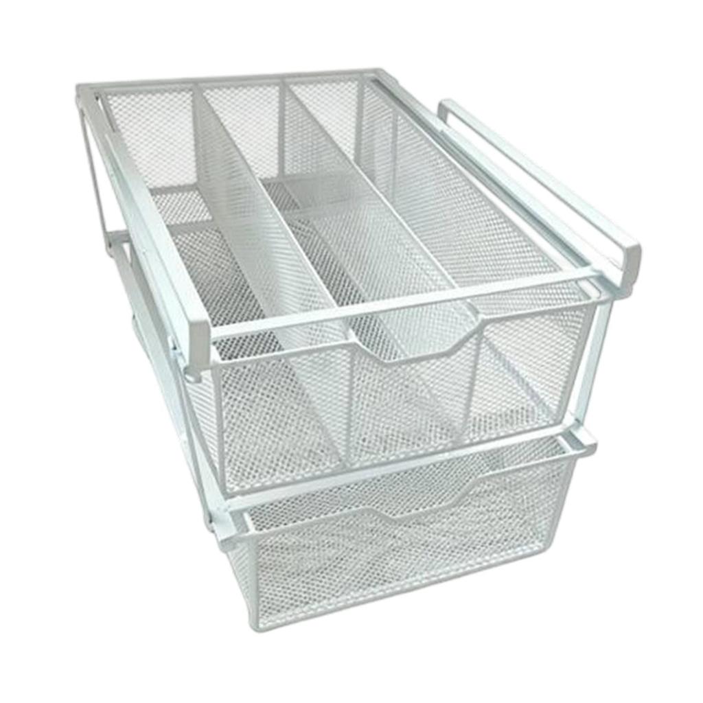 Under Shelf Basket Underwear Drawer Pull Out Drawer Wardrobe Organizer for Cabinet