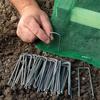 Metal Garden Stakes U Shape Landscape Staples Ground Nails Heavy Duty Fence Film Tents Securing Pegs Sod Pins Outdoor Gardening