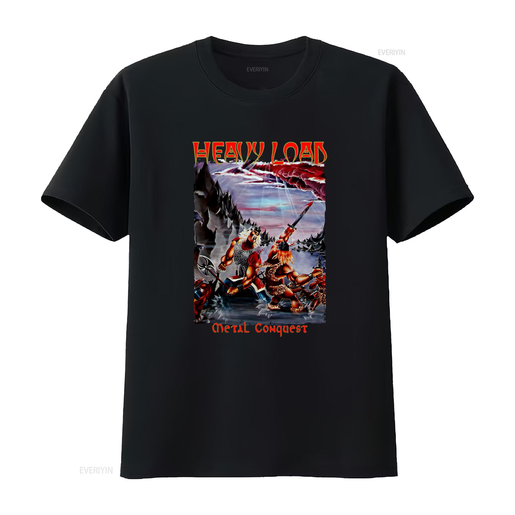 

Heavy Load Metal Conquest T Shirt New DTG Available in Sizes S 7XL vintage Washed streetwear Casual graphic Comfortable 4XL