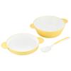 tak Kids' Dish Soup Bowl Set, Small, Yellow, JTN-0190-YL