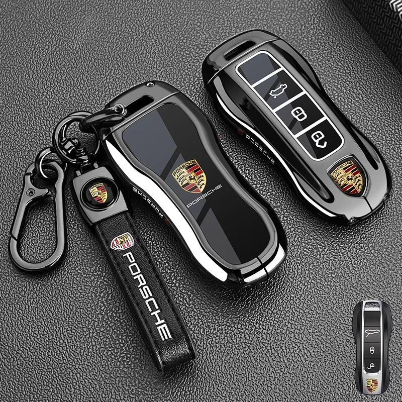 Zinc Alloy Car Remote Key Cover Case Shell Protector For Porsche Panamera Carman Macann Bobst Cayenne 911 981 991 970 996