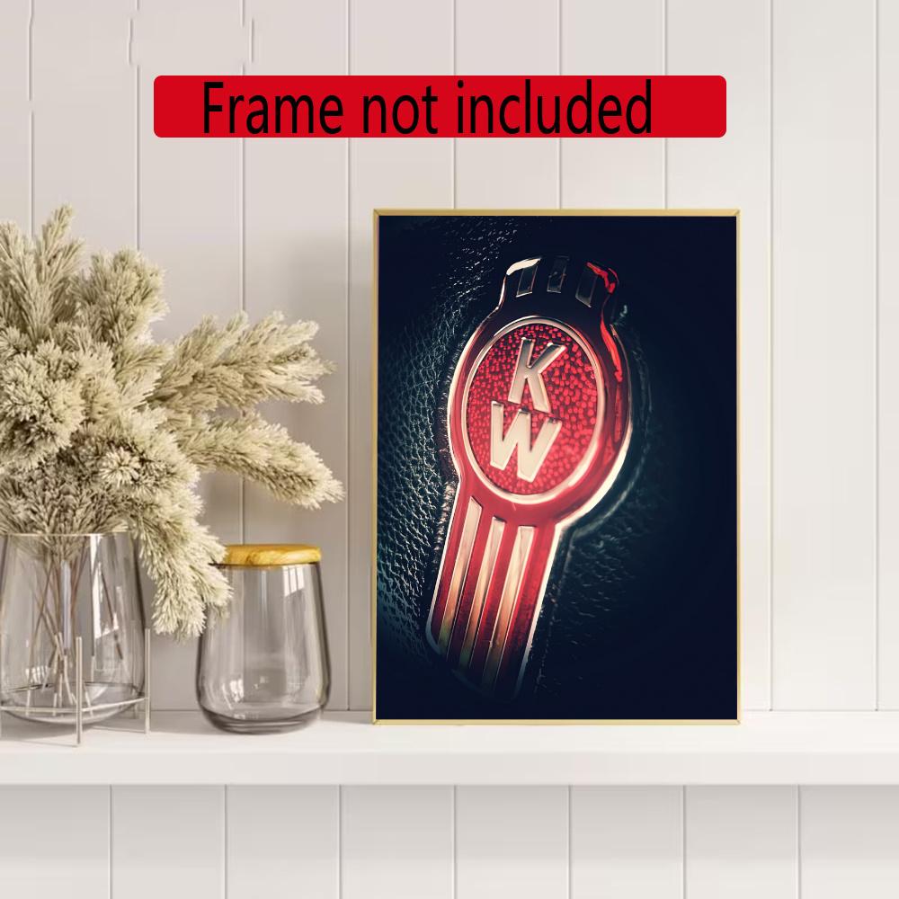 Kenworth 5D Diy Diamond Painting Round Diamond Diy Frameless Holiday Artwork Suitable For Home Office Wall Decoration