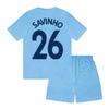 Manchester City FC Boys Savinho 26 Sublimated Short Pyjama Set