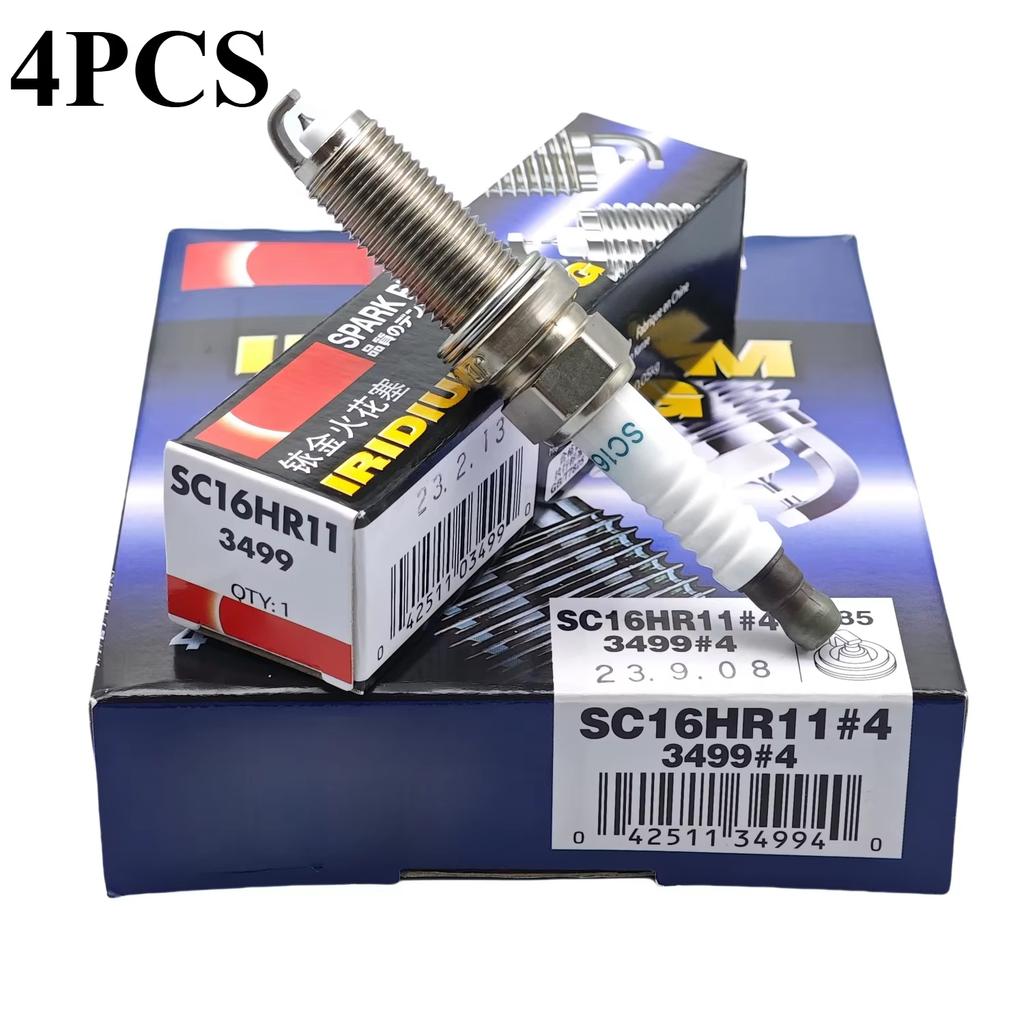4 Stück SC16HR11 3499 90919-01275 Iridium-Zündkerze passend für Toyota Corolla Prius C-HR AURIS für Lexus NX200 CT200 267700-8300