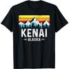 Kenai Alaska Mountain Town Vintage Kenai AK Souvenir T-Shirt