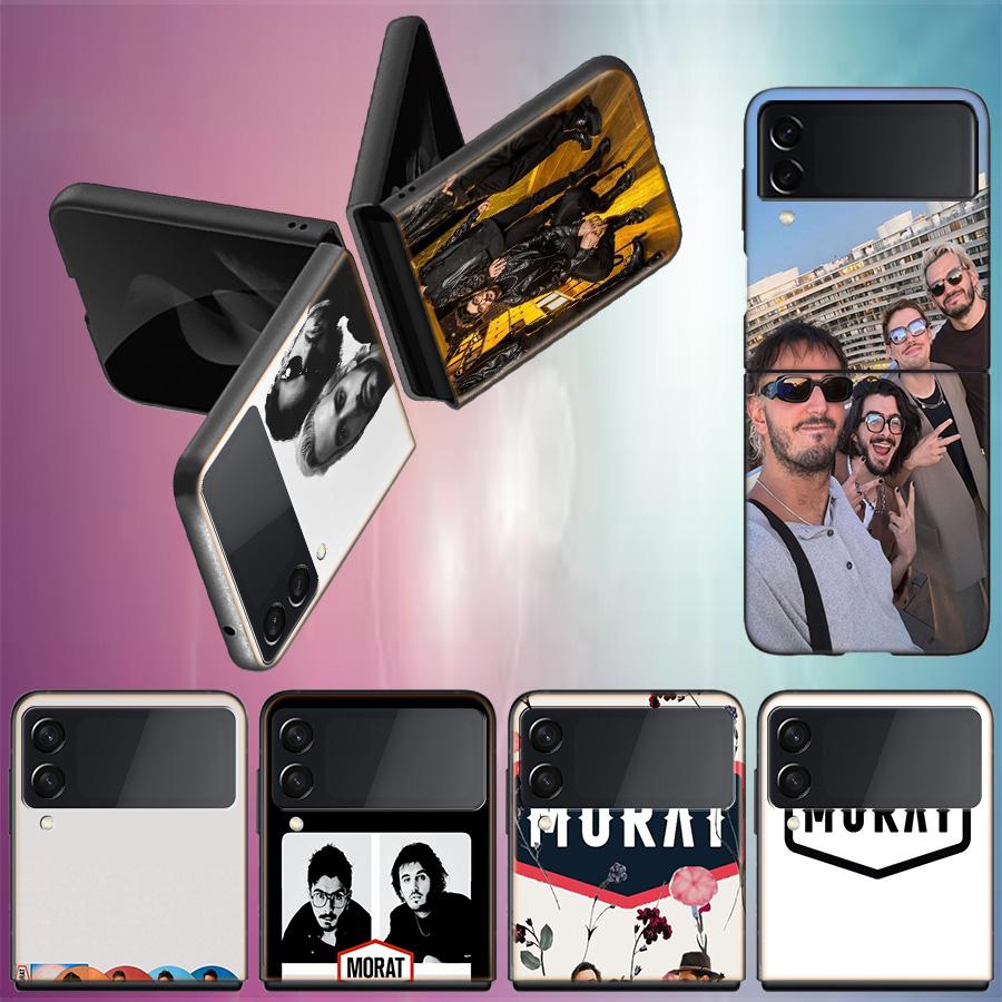 M-Morat Band Phone Case For Samsung Z Flip 6 7 5G Galaxy Z Flip 5 4 3 5G Cases Shockproof Hard Cover TPU