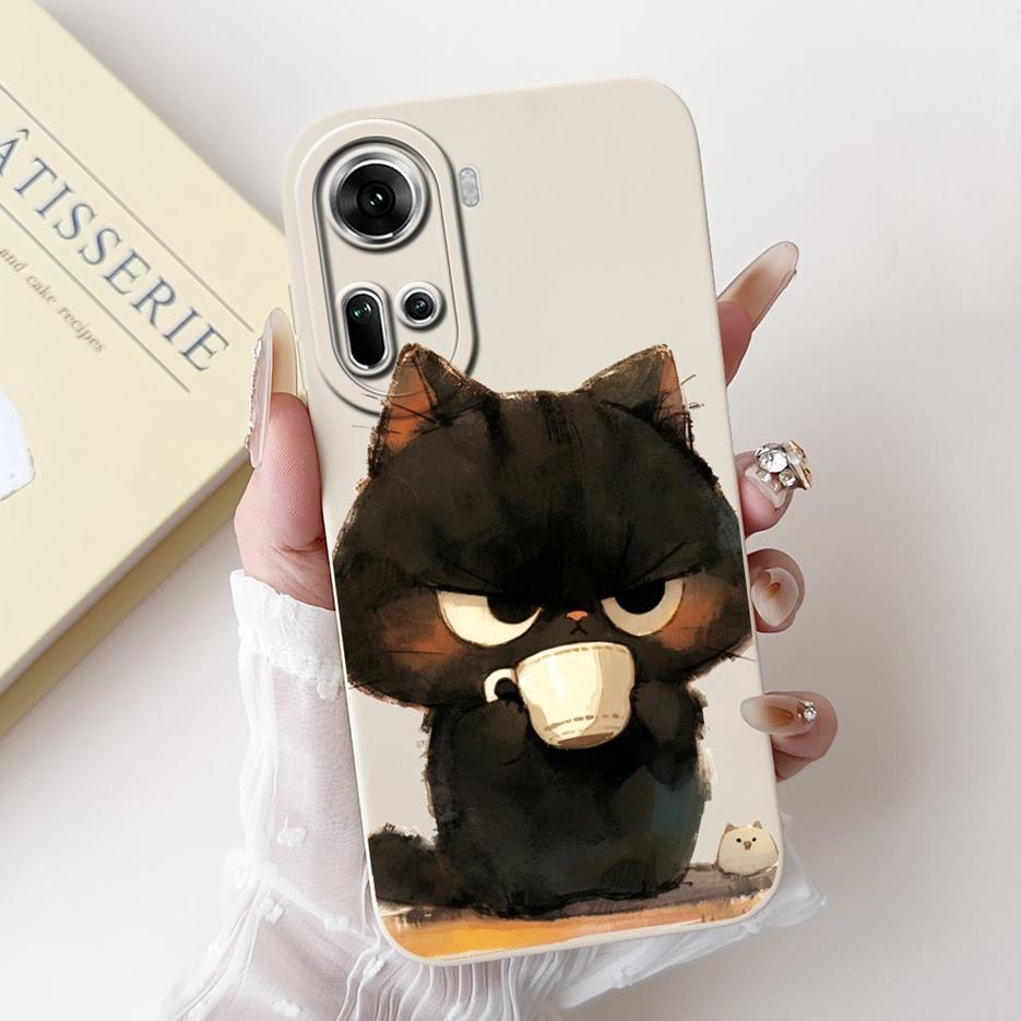 For Oppo Reno 11 5G Case Reno11 F CPH2603 Cute Panda Cartoon Cover Soft Silicone Phone Case For Oppo Reno 11 Pro Reno11 11F Bags