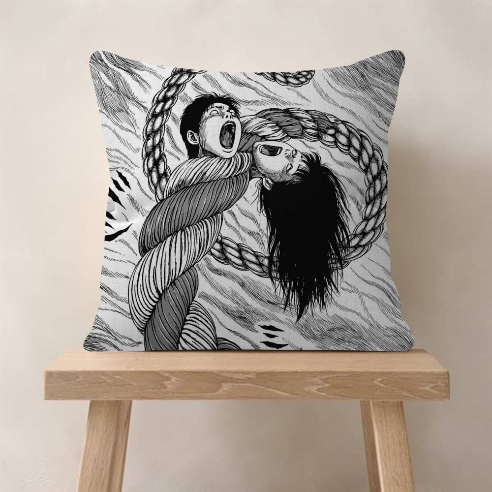 Japan Anime JJunji Horror Ito  pillow cover sofa cushion cover home room decoration children gift