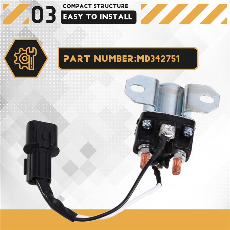 Portable Car Glow Plug Control Relay For Mitsubishi Challenger Galant Triton L200 Nativa Pajero Montero Sport MD342751