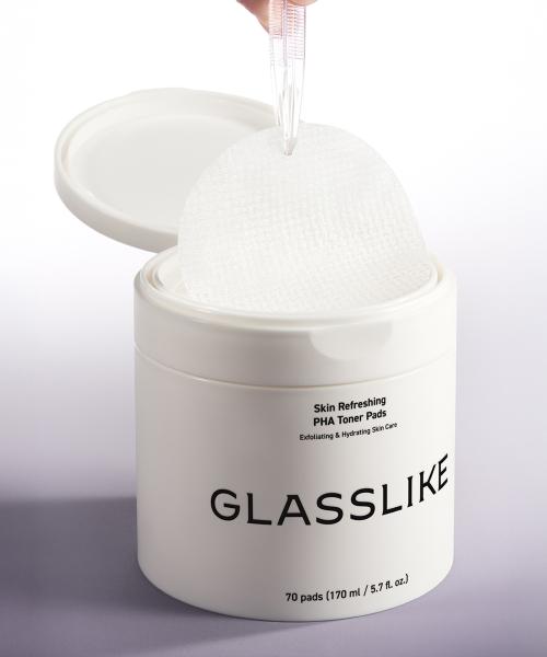 LG Pra.L Glasslike Skin Refreshing PHA Toner Pad 70 Sheets FREE