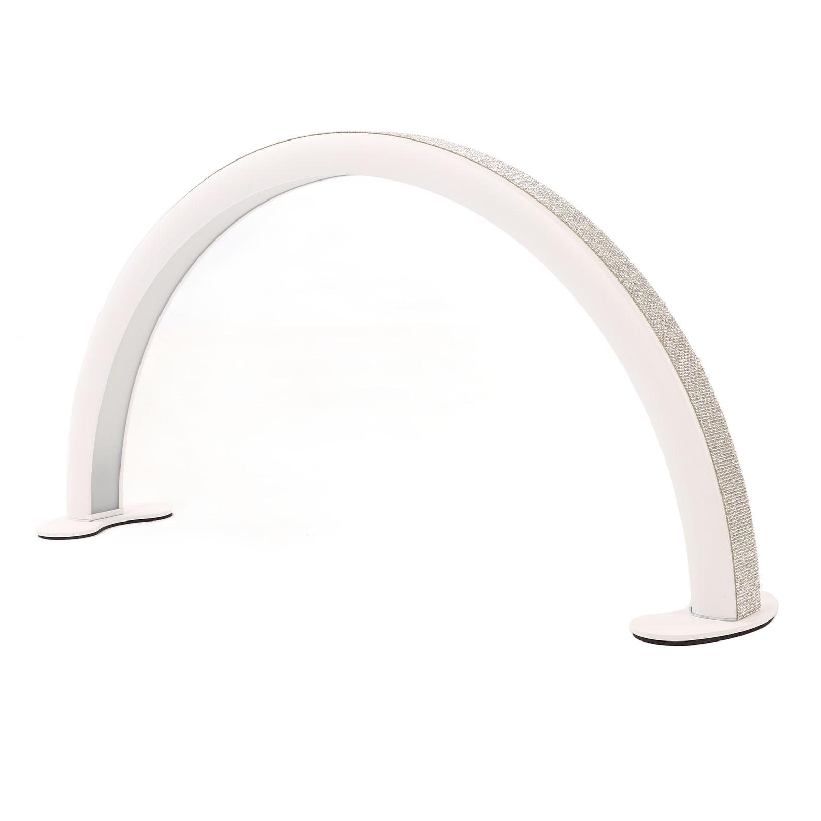 

Светодиодная лампа Half Moon 40 Вт 30 дюймов 2700 К до 5600 К плавная регулировка яркости Полумесяца Настольная лампа для ногтей для ресниц EU PLUG