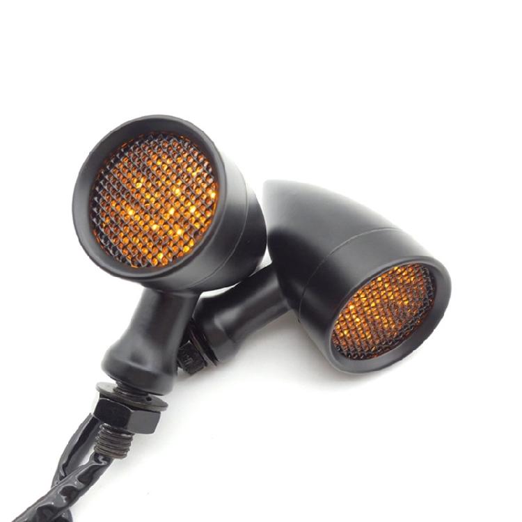 Weather Resistant Motorcycle Indicator Lights LED Turn Signal Light Indicator Lights Blinkers Flasher 100W
