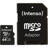 Intenso 64gb Microsdxc Performance Microsd Card 64 Gb Class 10 Uhs-i Waterproof