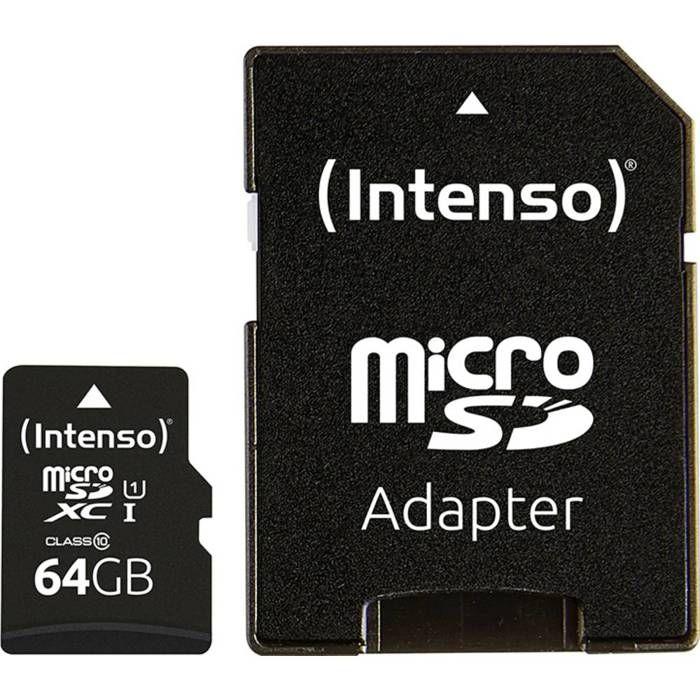 Intenso 64gb Microsdxc Performance Microsd Card 64 Gb Class 10 Uhs-i Waterproof