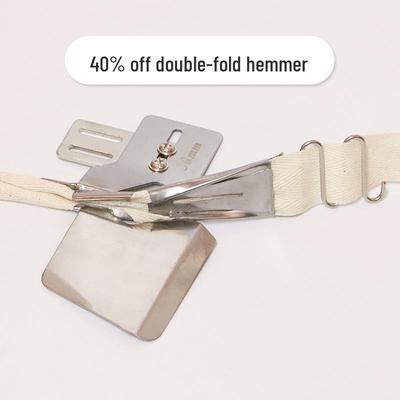 Sewing Machine Hemmer Accessories: Double Fold, Flatbed Puller, Roller Hemmer, Household & Industrial Hemming Tools