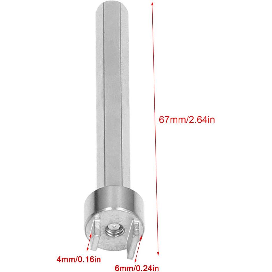 

ARAMOX Washer Nozzle Adjustment Tool, Stainless Steel Windscreen Washer Nozzle Adjustment Tool 4mm/6mm Slots Replacement for Benz W204 W207 W212 W218