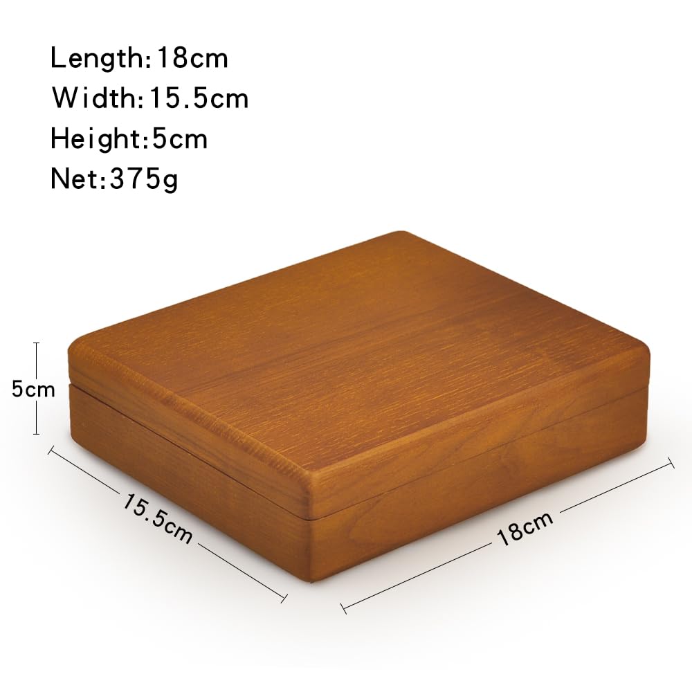 Woodten Beige Jewelry Box Ring Box Ring Storage Large Capacity Ring Organizer Wooden Ring Box Ring Storage Box Wooden Jewelry Box (Off White)