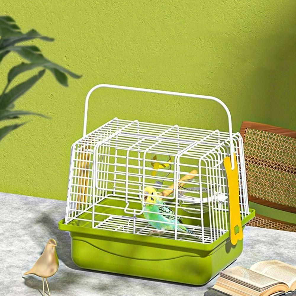 Durable Portable Bird Cage Bite Resistant Parrot Outdoor Travel Cage  for Bird Cage