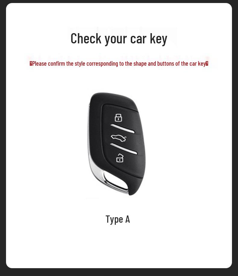 MG Car Key Case for MG5, ZS, MG6, MG4-6: Suede Shield & Buckle Style
