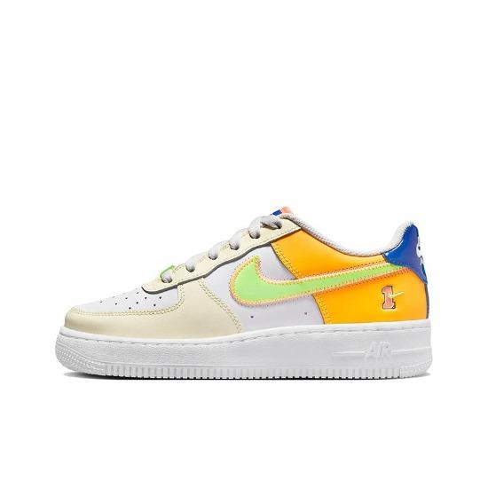 

Nike Air Force 1 LV8 GS Player One - Laser Orange FB1838-131 EU 37.5 белый/зелёный