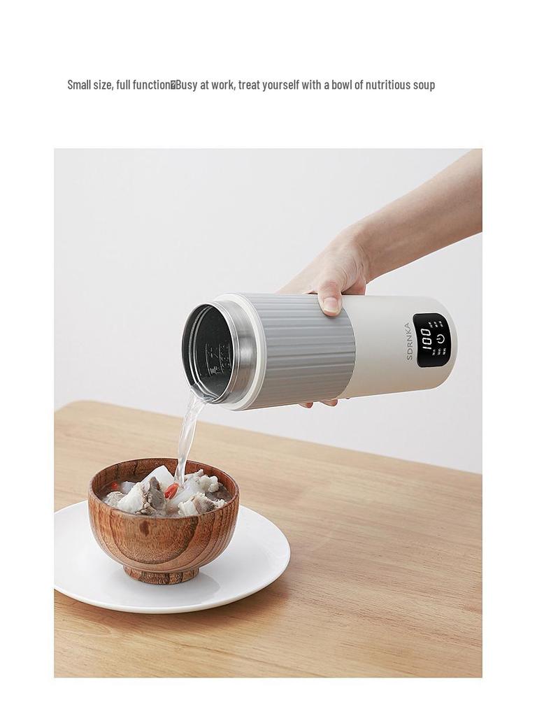 SDRNKA Compact Type-C Electric Kettle for Home, Travel & Dorm - Portable and Insulated