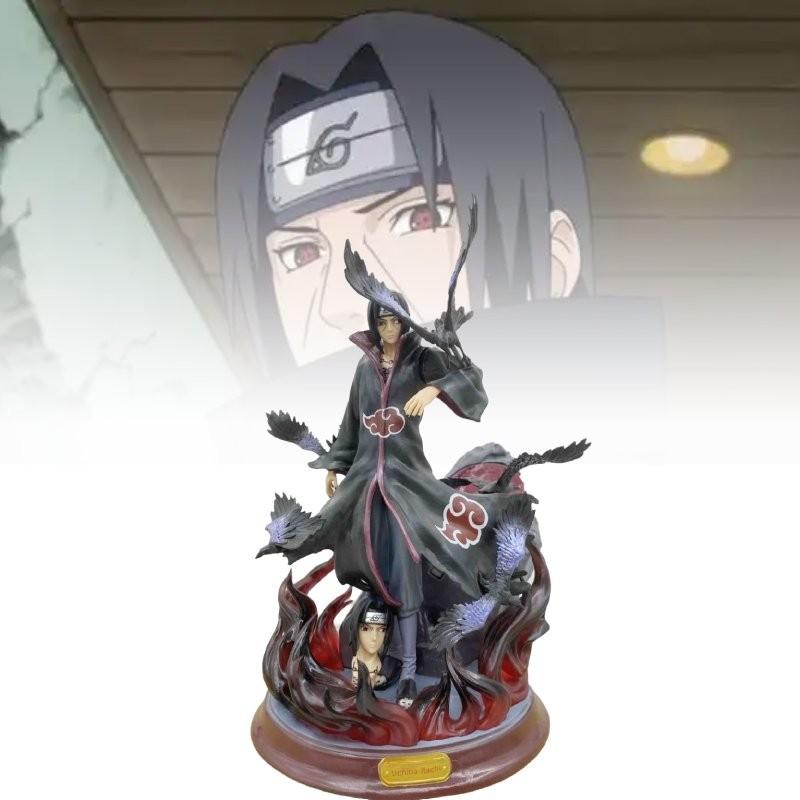 דמות PVC מרשימה של נארוטו אוצ'יהא איטאצ'י ציפור עורב אולם 24 ס"מ תצוגת אנימה ייחודית