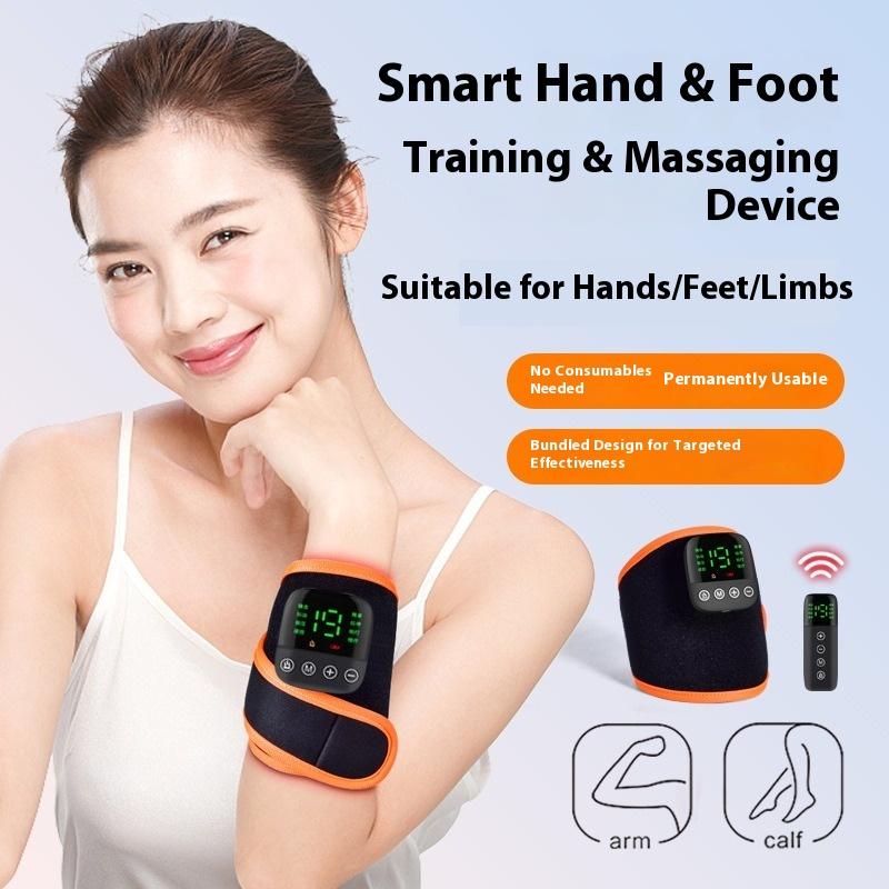 Tragbares Handmassagegerät EMS-Massage Handgelenkschutz Intelligente Heißkompresse Hand- und Fußrehabilitations-Trainingsgerät