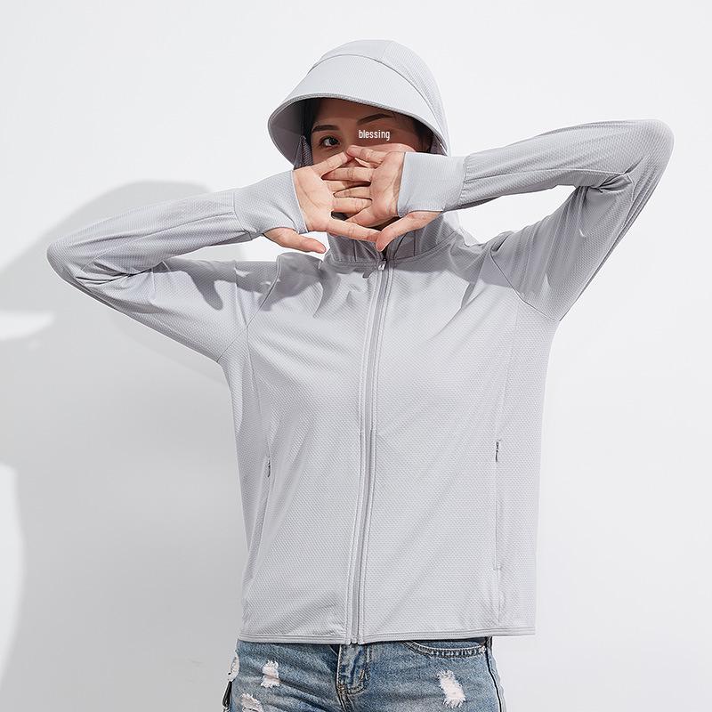 Unisex Quick-Dry Sun Protection Jacket: Breathable, Elastic, Lightweight Outdoor Wear