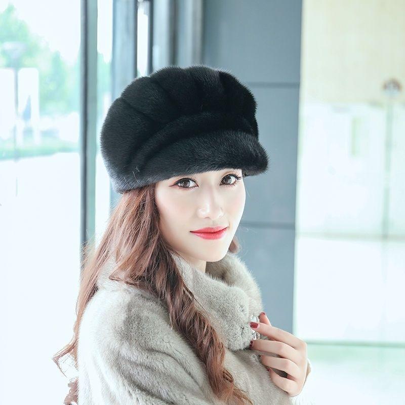 Women's Winter Hat Thickened Warm Ear-protecting Fashionable High-end Luxury Beanie