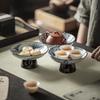 Riyue Xingchen Imitation Blue and White Porcelain High-Foot Snack Plate