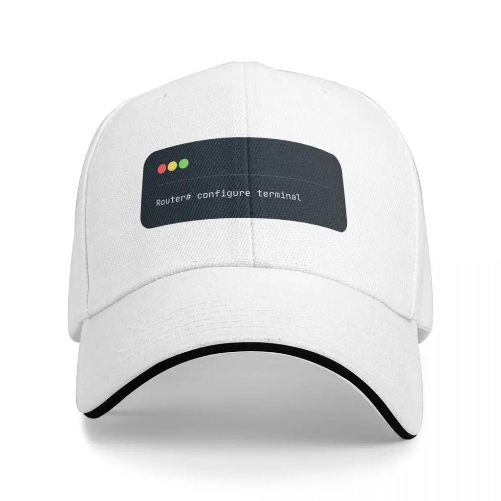 configure terminal  Cisco CLI Baseball Cap birthday Uv Protection Solar Hat mens big size hat Sun Hats For Women Mens