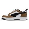 Puma Rebound V6 Low Sneakers Unisex Sneakers White Brown Black 392328-07