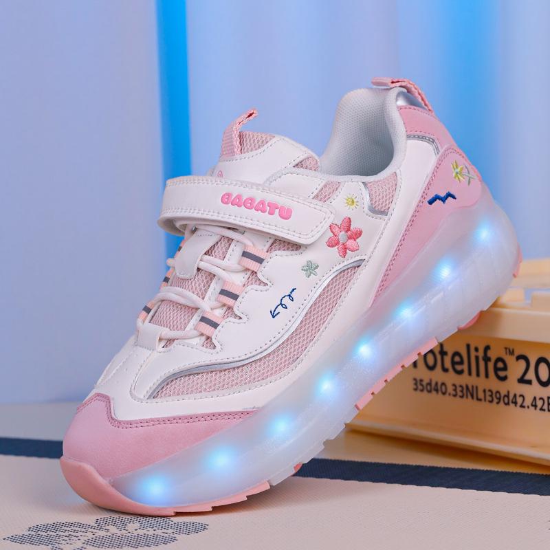 2025 Boys' & Girls' Spring/Fall Detachable Four-Wheel Roller Skate Shoes