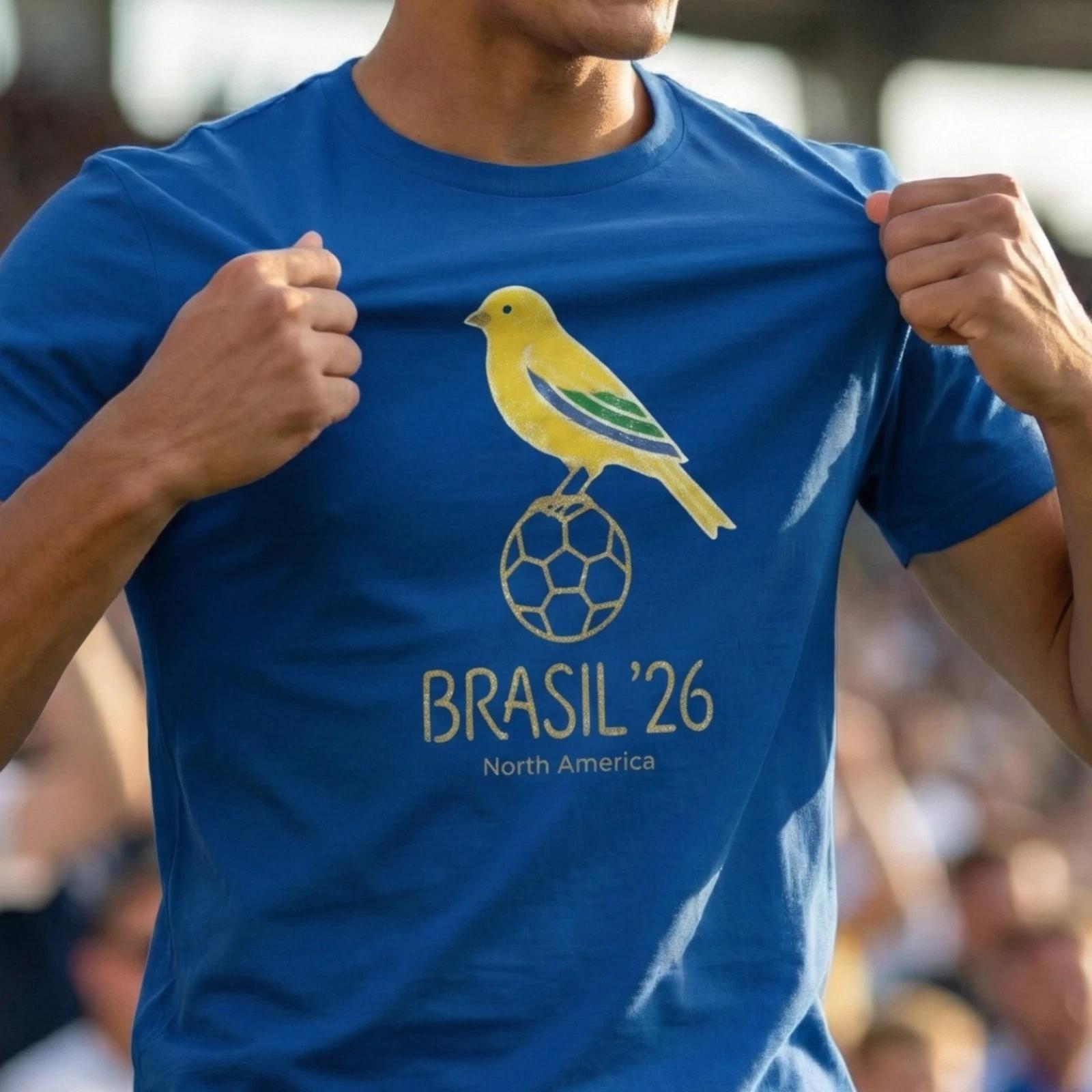 Brasil 2026 FIFA Soccer World Cup | Brazil Fan Shirt S